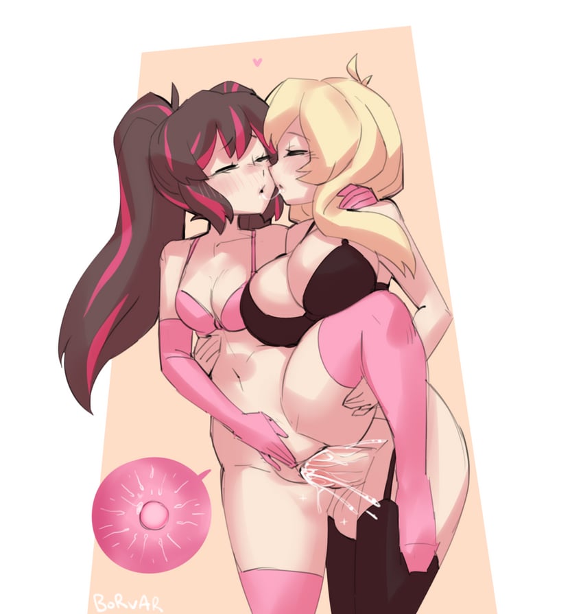 rose bella and yvonne bella (owner: sarssol) drawn by commissioner:_sarssol
