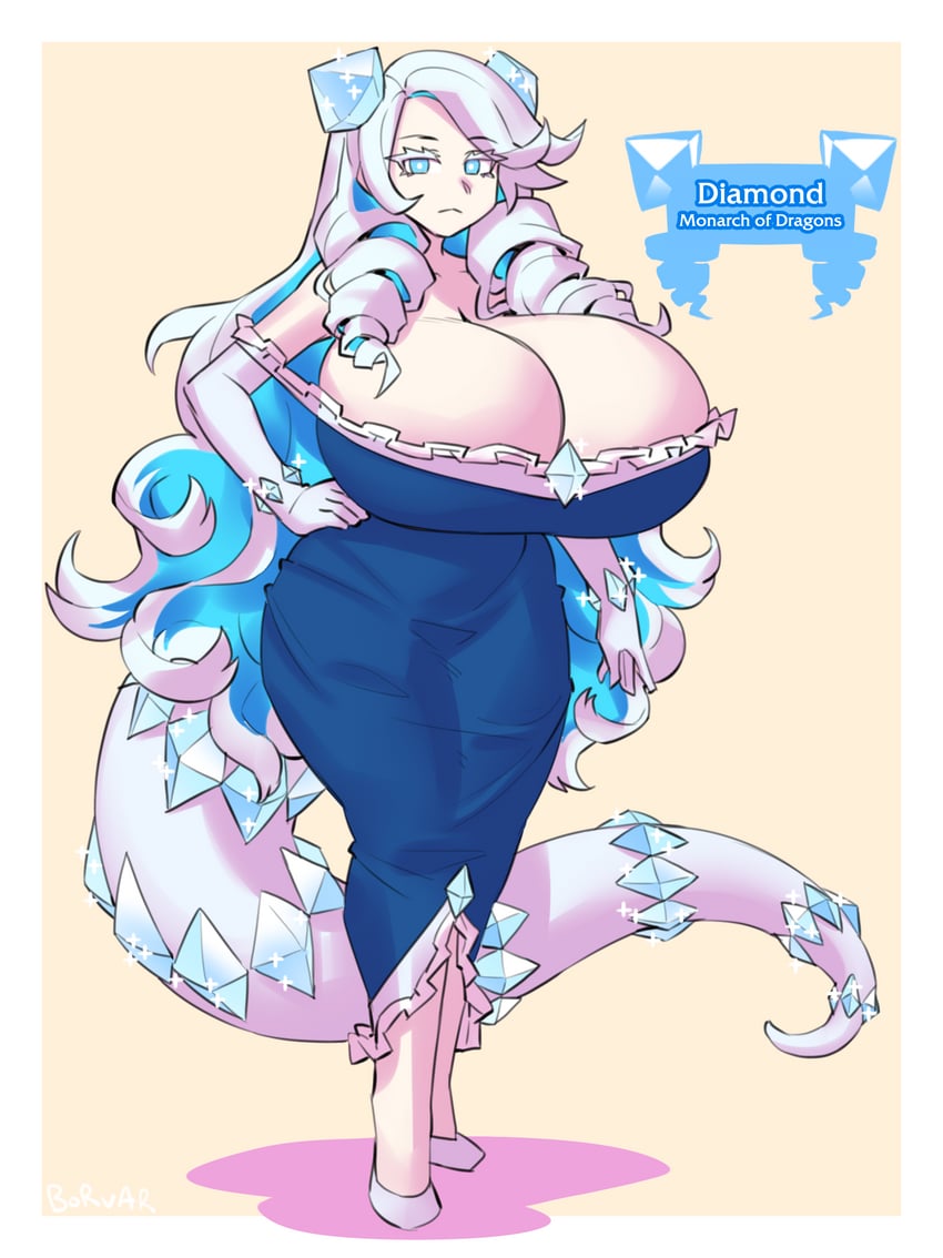 diamond (owner: holy dragon) drawn by commissioner:_holy_dragon