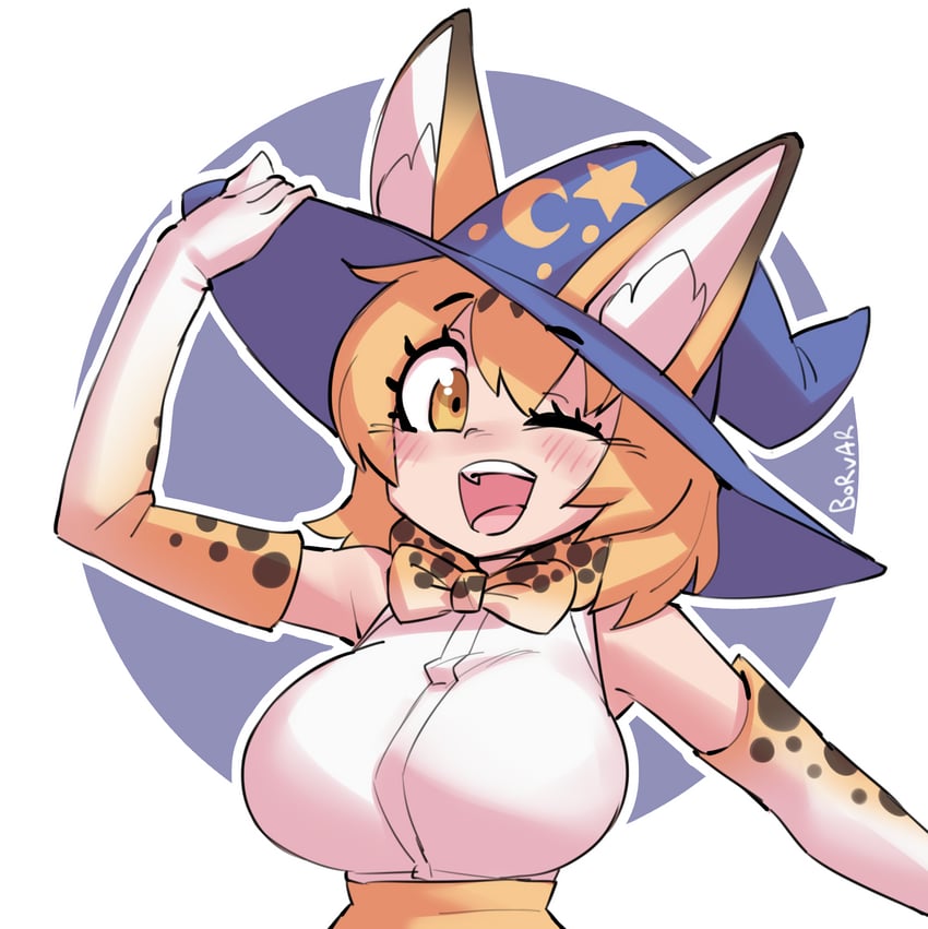 serval (kemono friends) drawn by commissioner:_donia